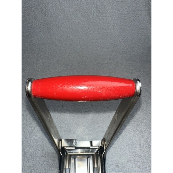 EKCO French Fry Cutter Maker Potato Vegetable Press Chrome Vintage USA Made. - Picture 6 of 8